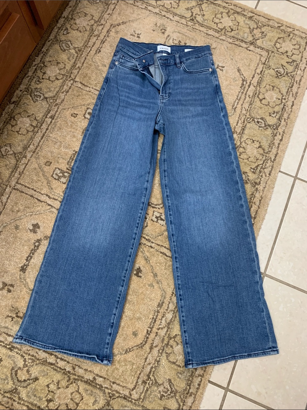 Frame Le Slim Palazzo Wide Jeans